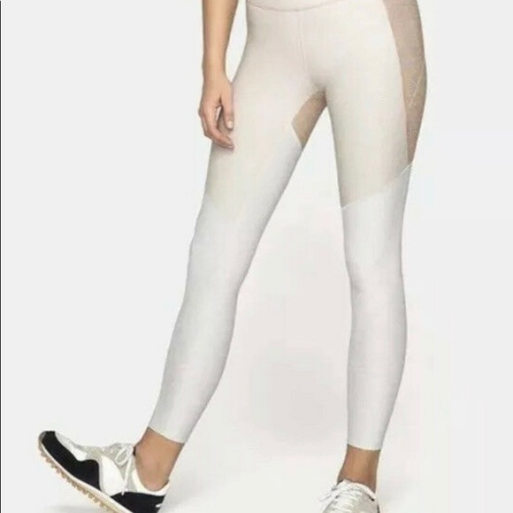 Outdoor Voices Tri-Tone Color block 7/8 Leggings M - Picture 9 of 9